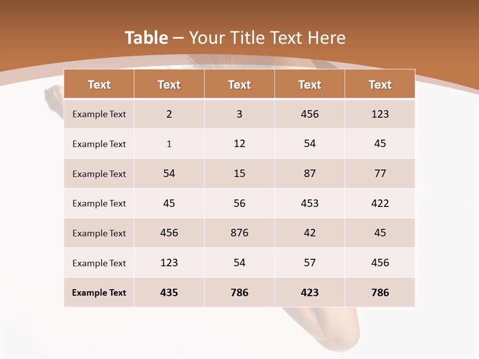 Girl Fly Jump PowerPoint Template