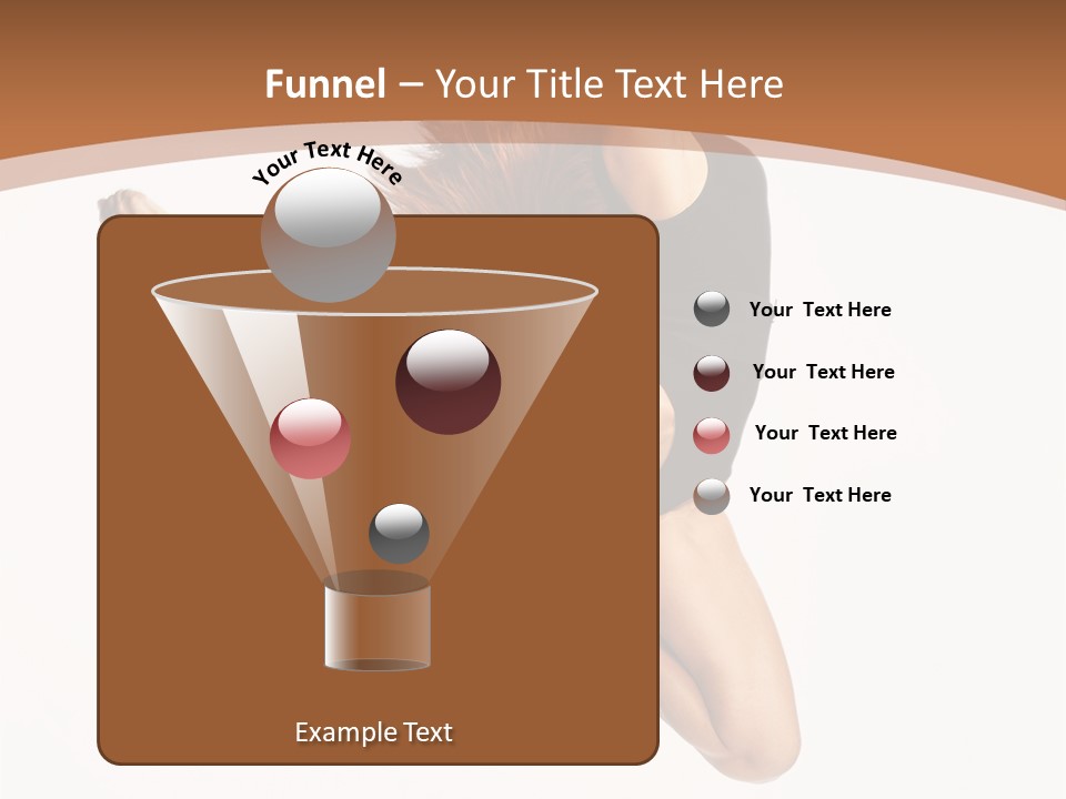 Girl Fly Jump PowerPoint Template