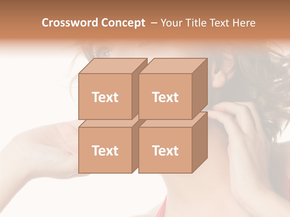 White Teeth Isolated On White PowerPoint Template