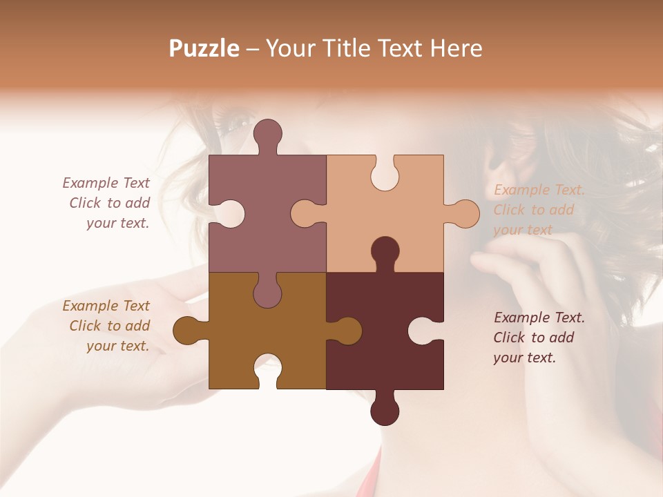 White Teeth Isolated On White PowerPoint Template