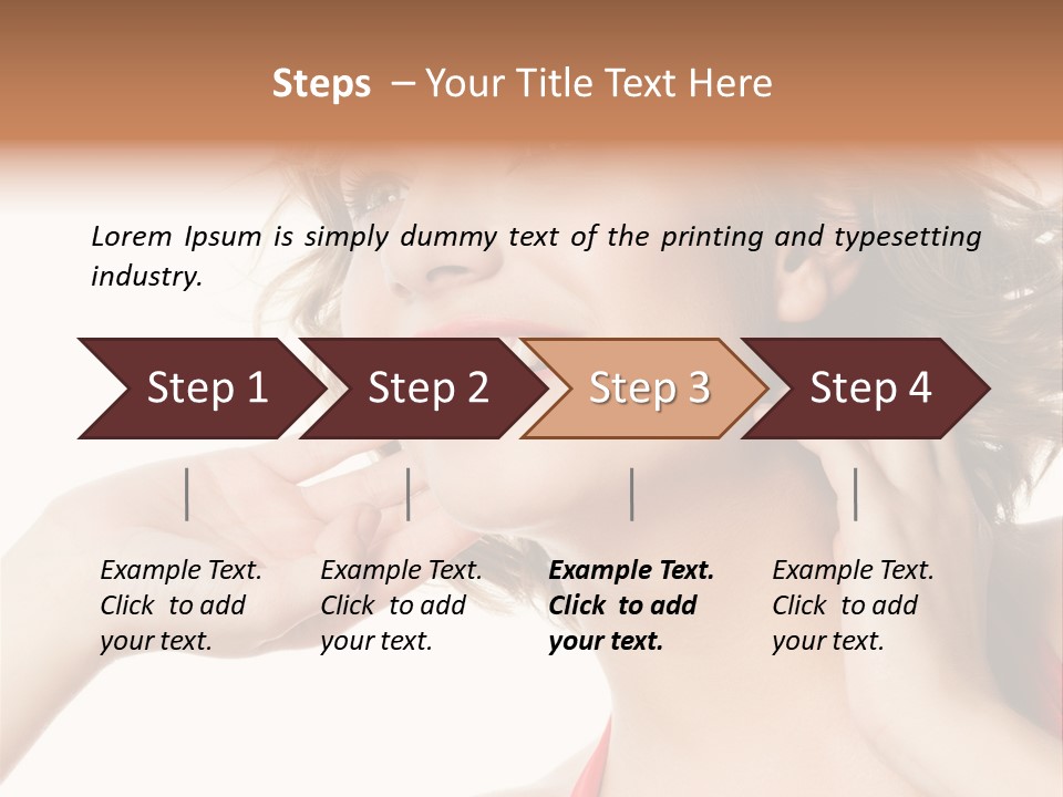 White Teeth Isolated On White PowerPoint Template