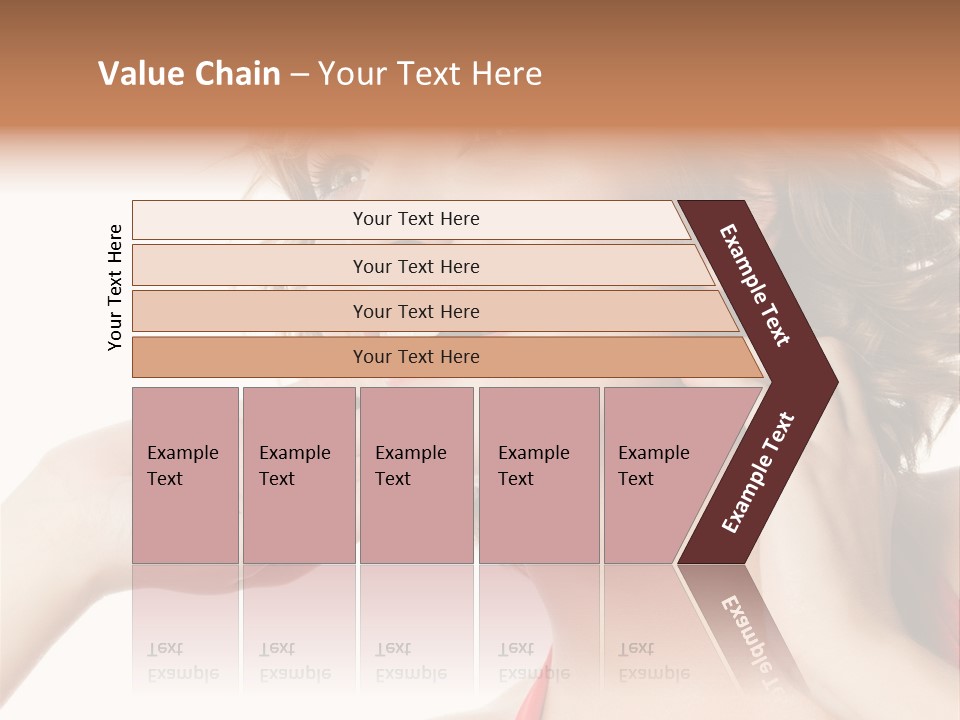 White Teeth Isolated On White PowerPoint Template