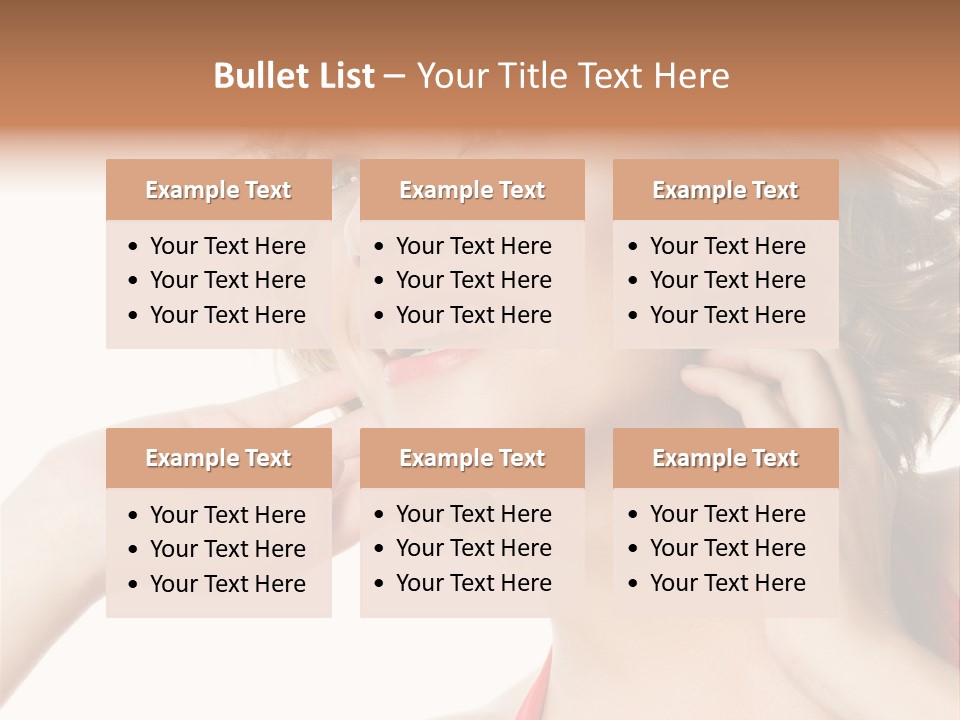 White Teeth Isolated On White PowerPoint Template