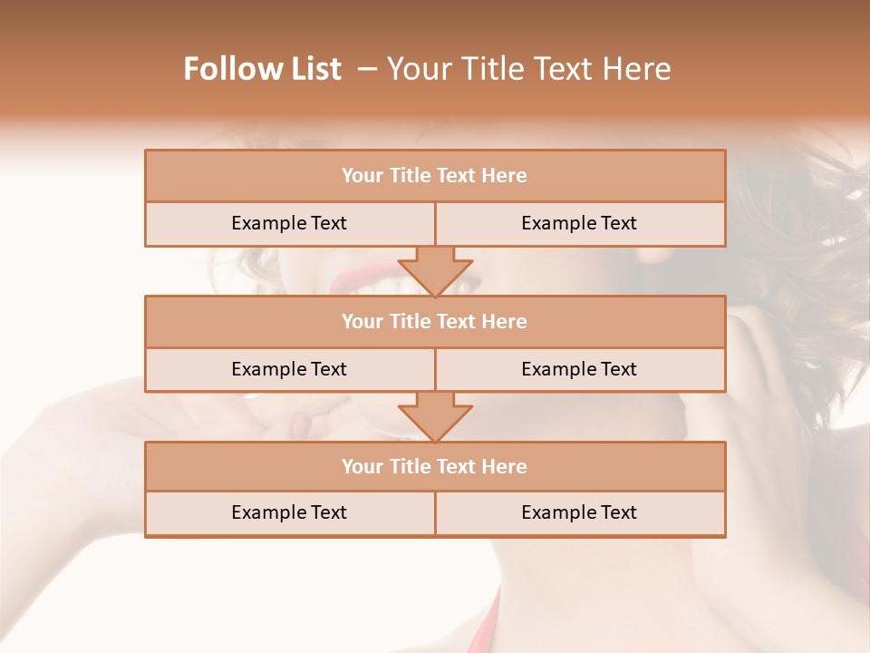 White Teeth Isolated On White PowerPoint Template