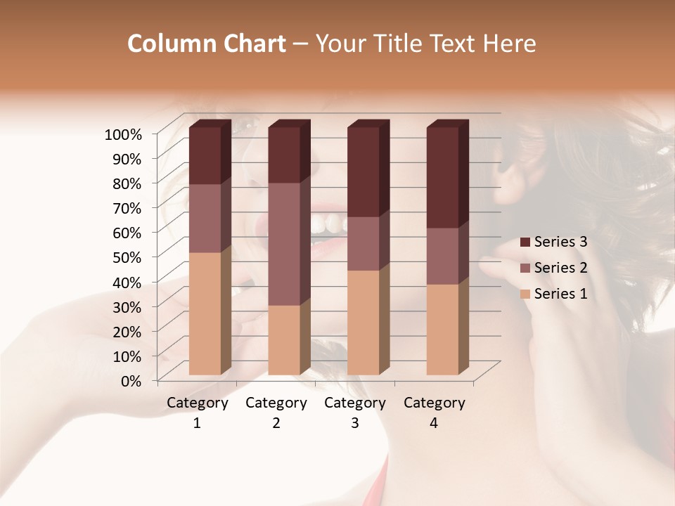 White Teeth Isolated On White PowerPoint Template