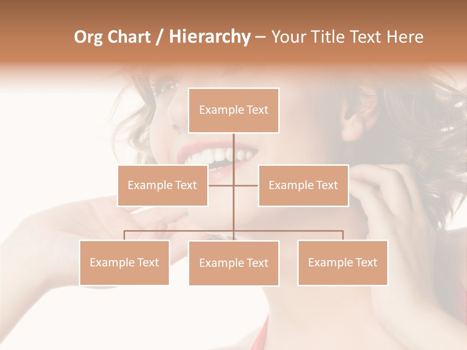White Teeth Isolated On White PowerPoint Template