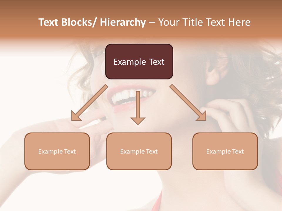 White Teeth Isolated On White PowerPoint Template