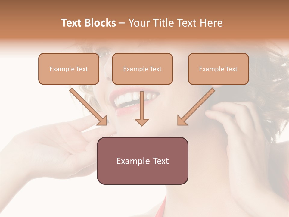 White Teeth Isolated On White PowerPoint Template