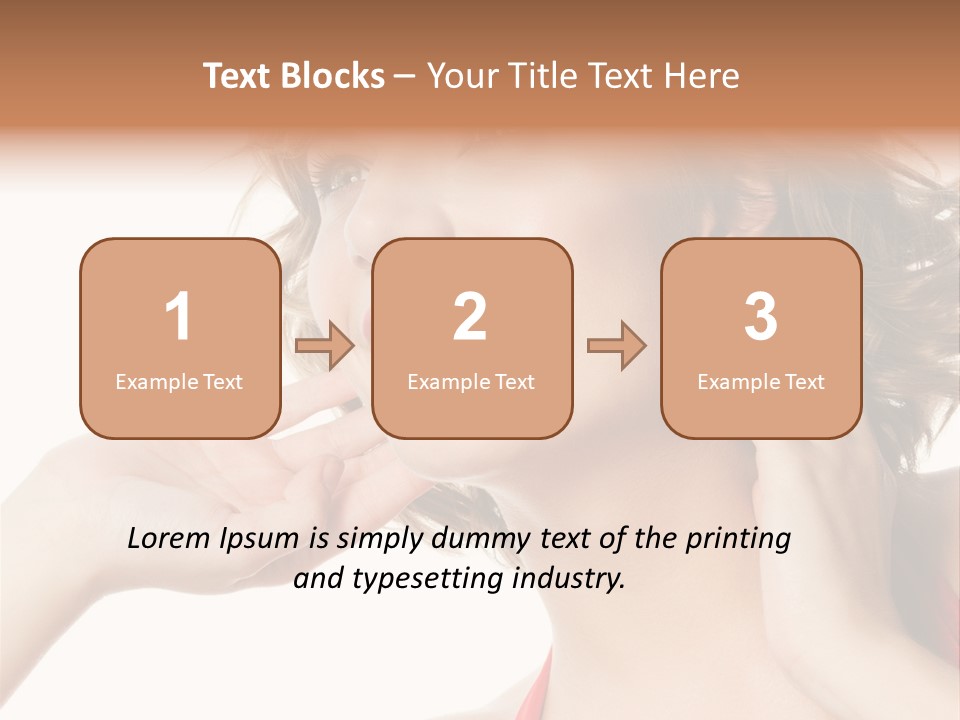 White Teeth Isolated On White PowerPoint Template
