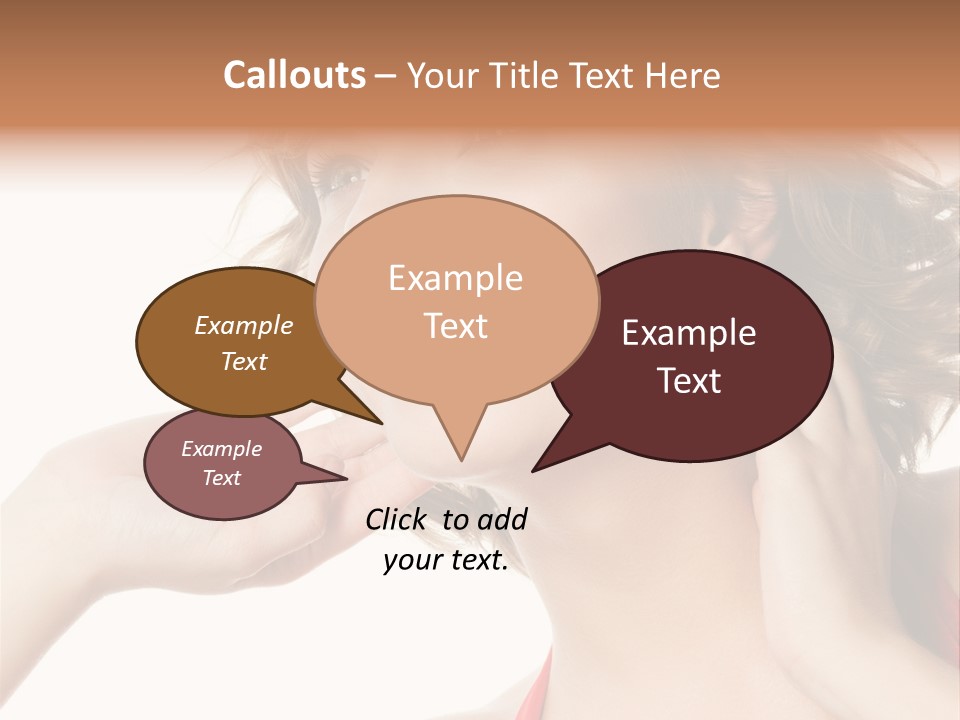 White Teeth Isolated On White PowerPoint Template