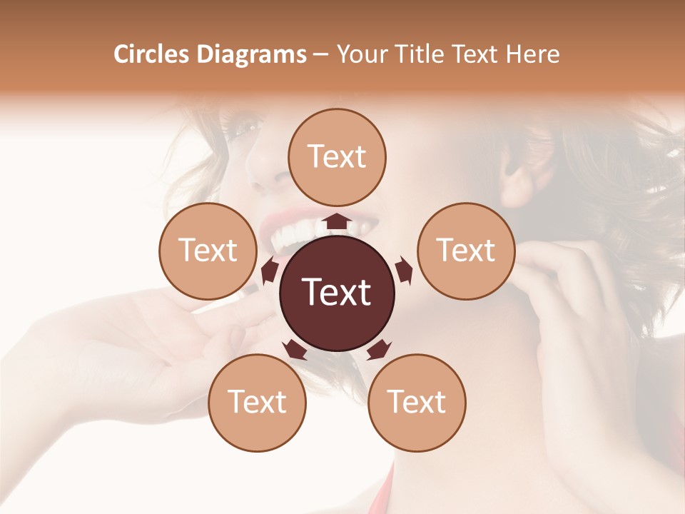 White Teeth Isolated On White PowerPoint Template