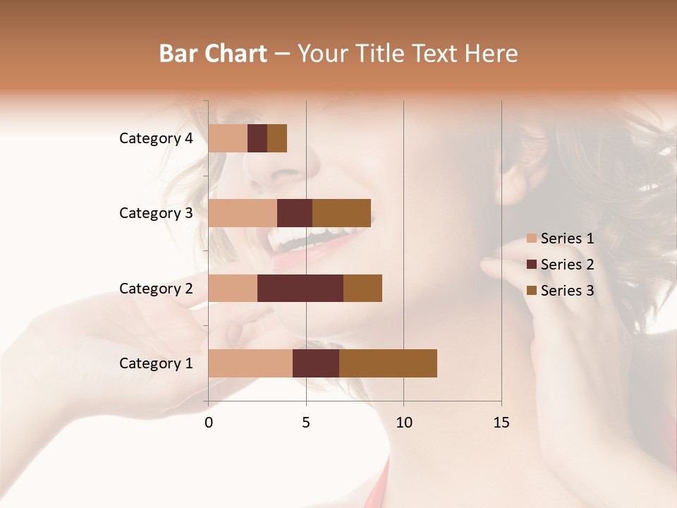 White Teeth Isolated On White PowerPoint Template