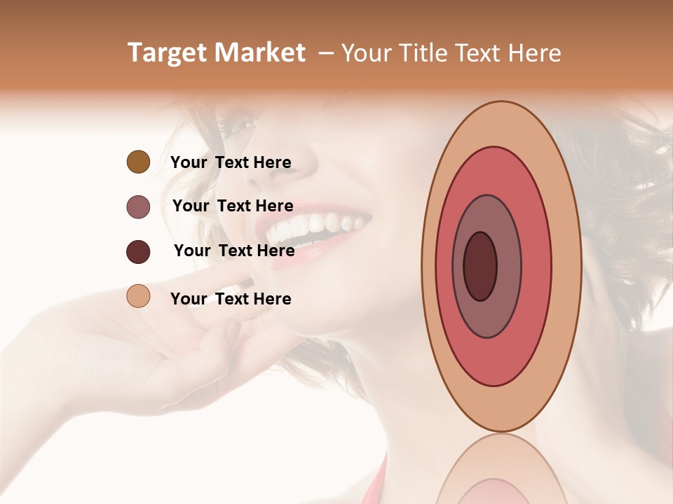 White Teeth Isolated On White PowerPoint Template