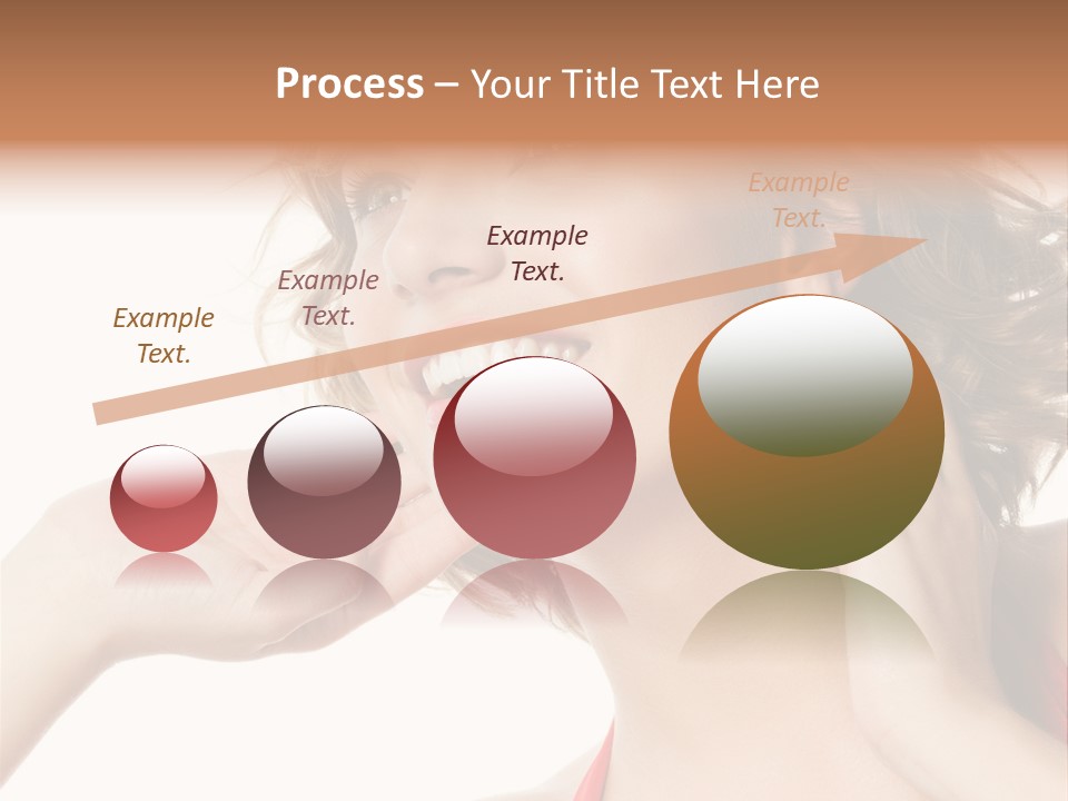 White Teeth Isolated On White PowerPoint Template