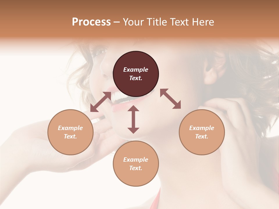 White Teeth Isolated On White PowerPoint Template