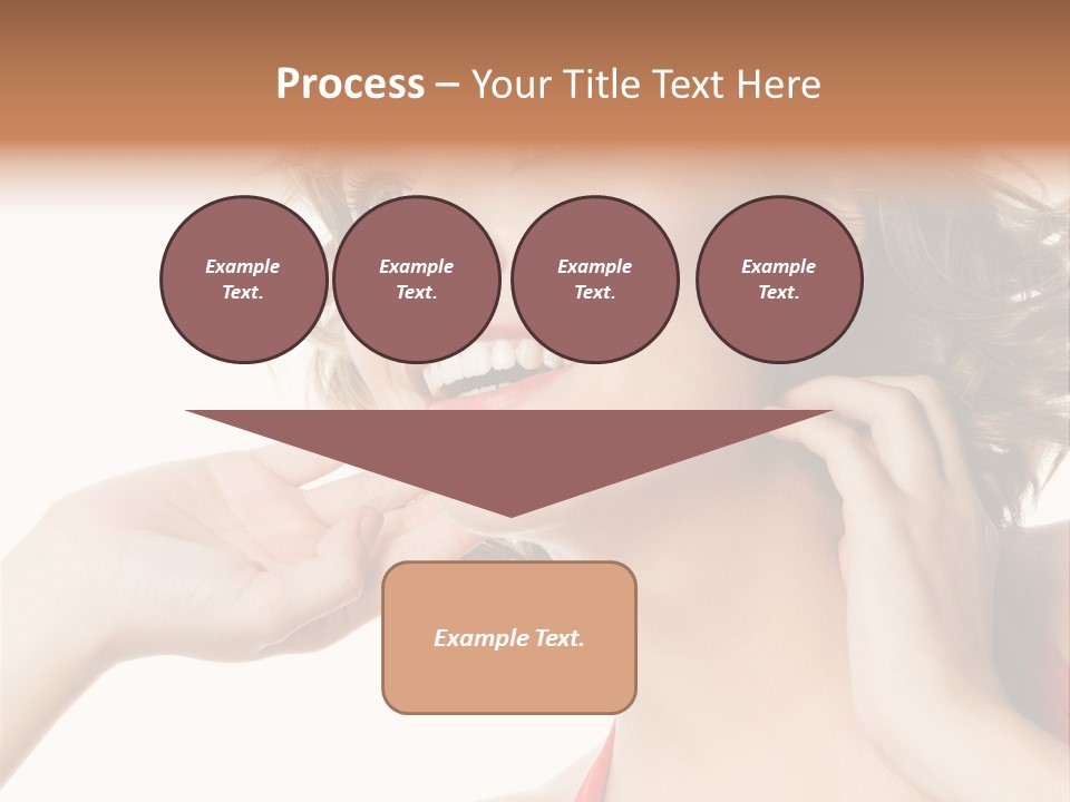 White Teeth Isolated On White PowerPoint Template