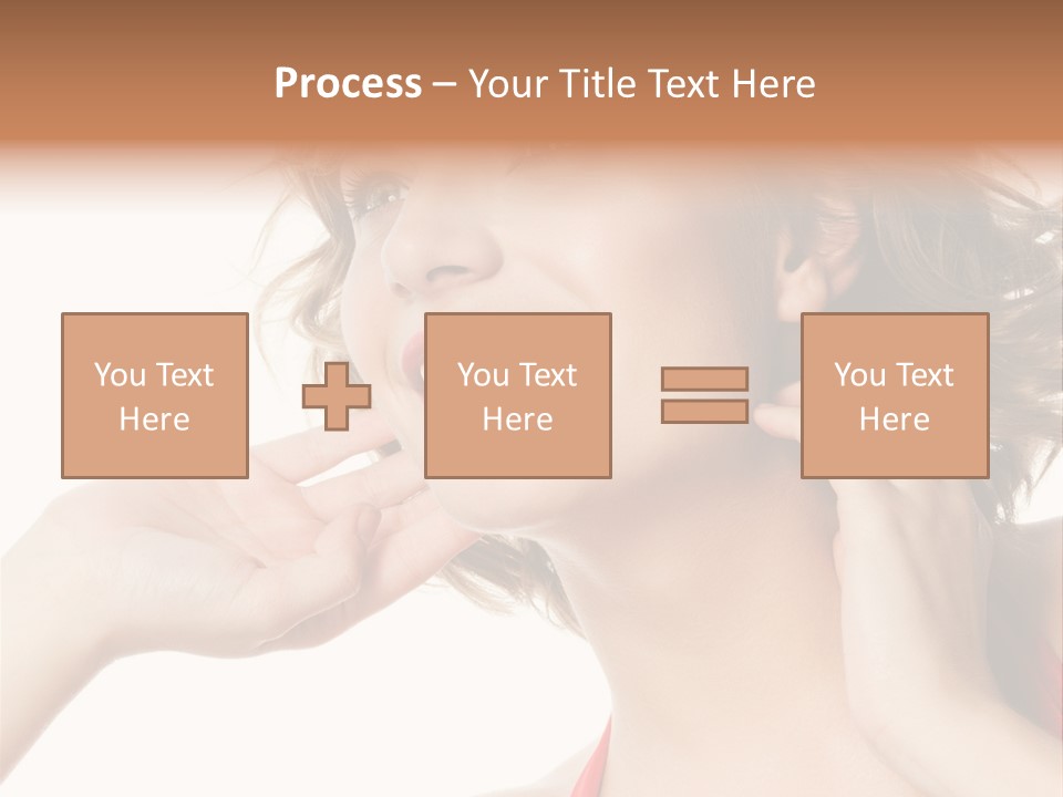 White Teeth Isolated On White PowerPoint Template