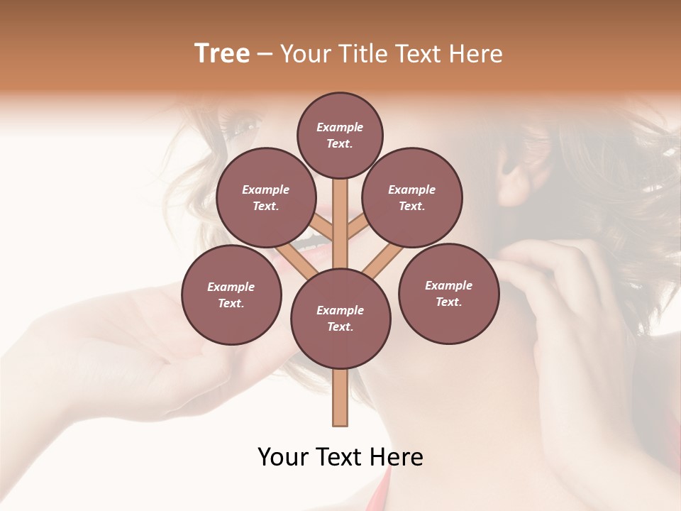 White Teeth Isolated On White PowerPoint Template