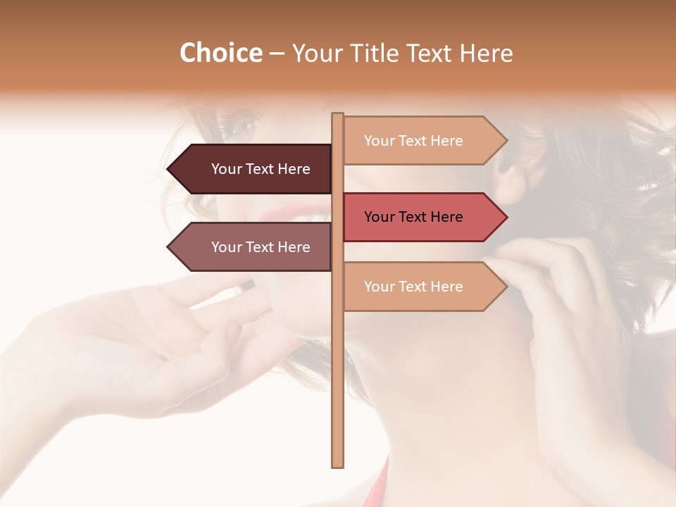 White Teeth Isolated On White PowerPoint Template