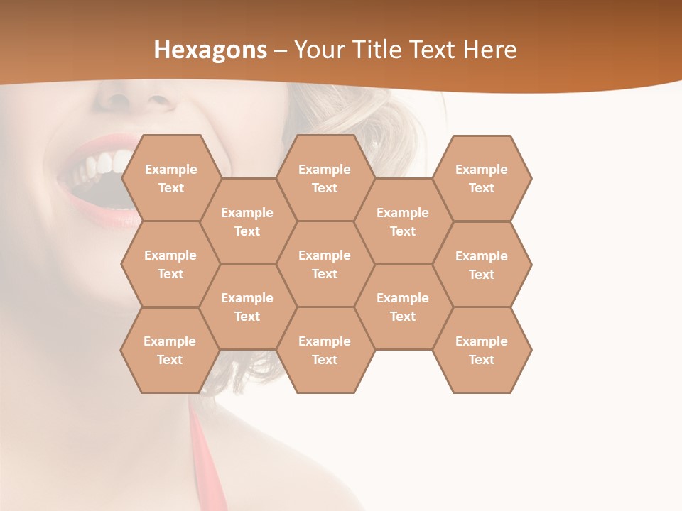 Beauty  Isolated On White PowerPoint Template