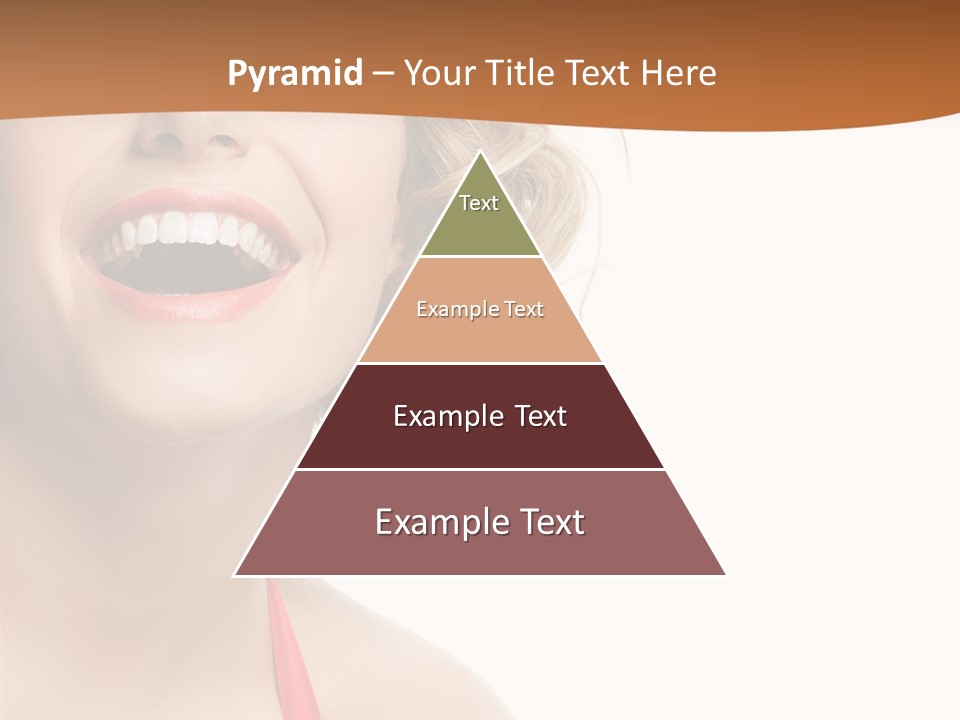 Beauty  Isolated On White PowerPoint Template