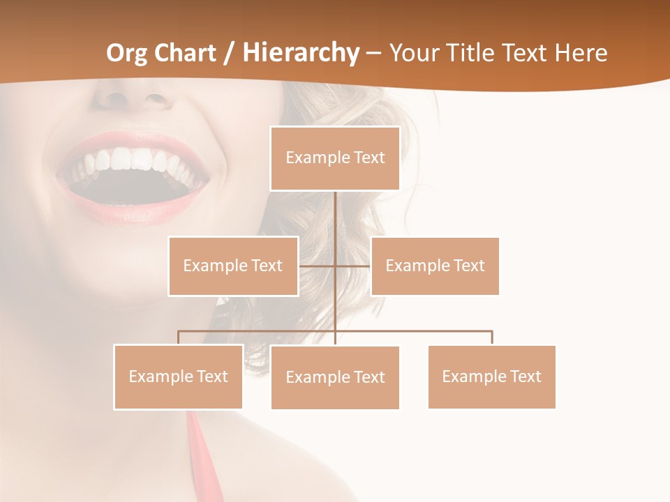 Beauty  Isolated On White PowerPoint Template