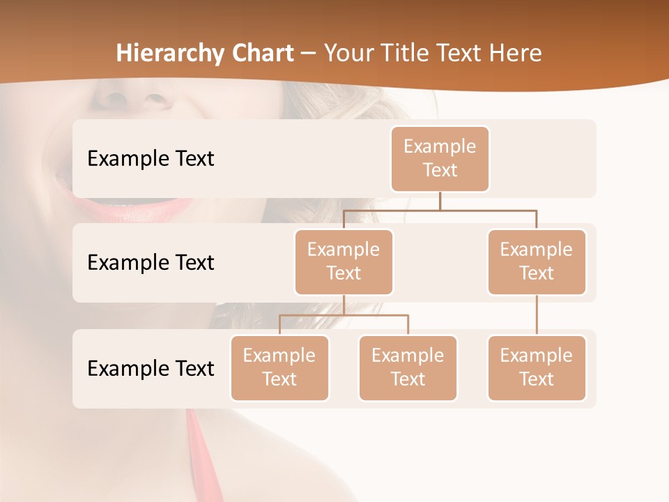 Beauty  Isolated On White PowerPoint Template