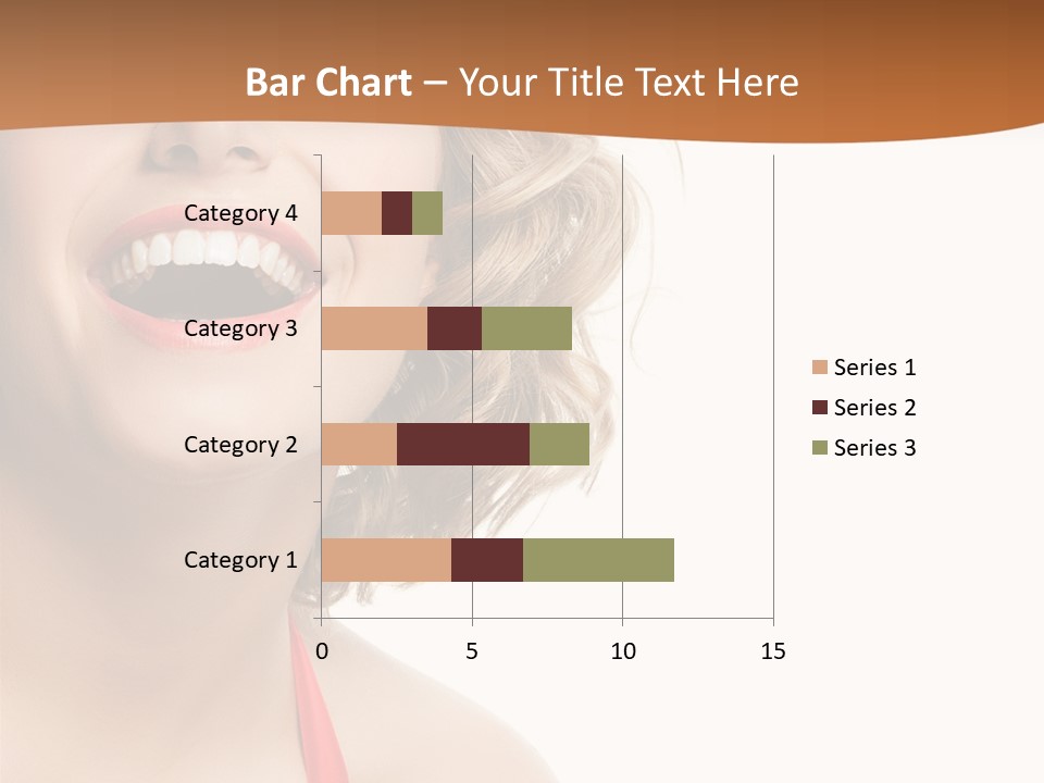 Beauty  Isolated On White PowerPoint Template