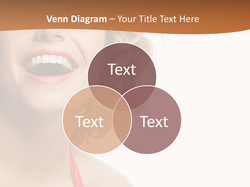 Beauty  Isolated On White PowerPoint Template