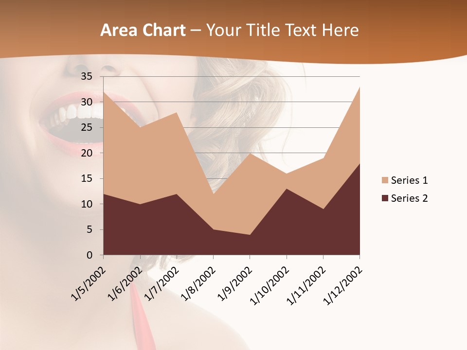 Beauty  Isolated On White PowerPoint Template