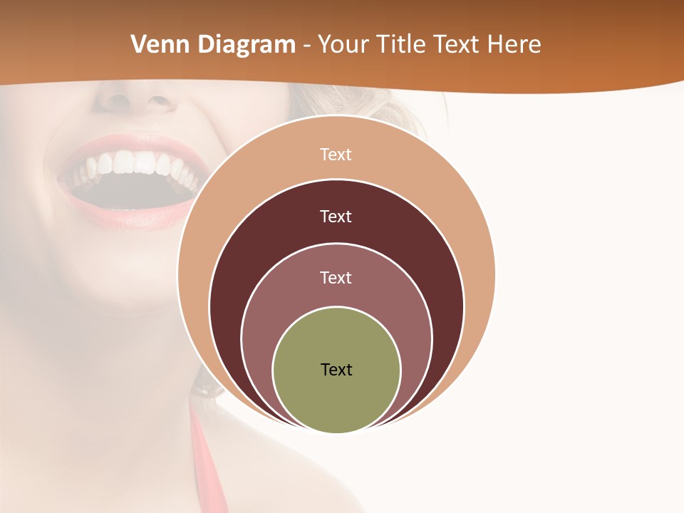 Beauty  Isolated On White PowerPoint Template