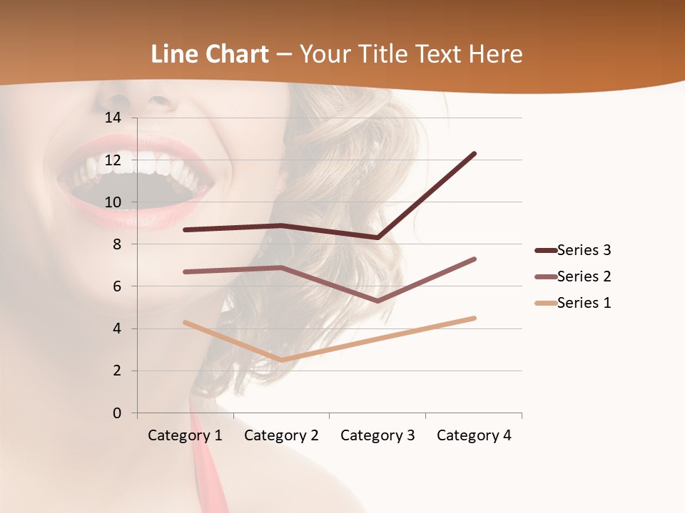 Beauty  Isolated On White PowerPoint Template