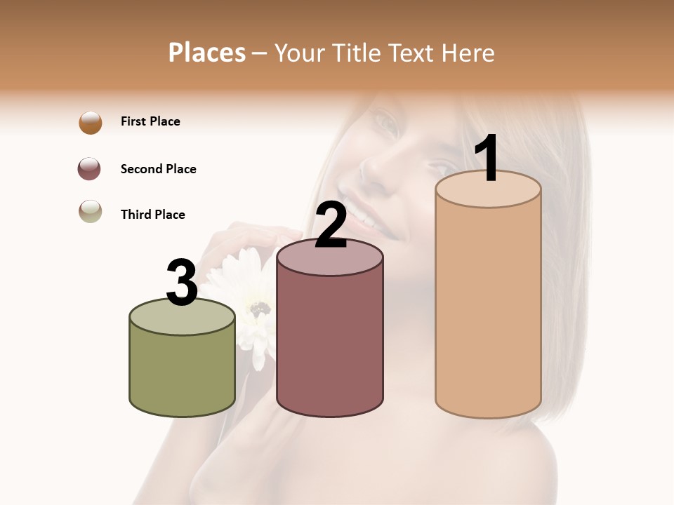 Face Lady Aroma PowerPoint Template