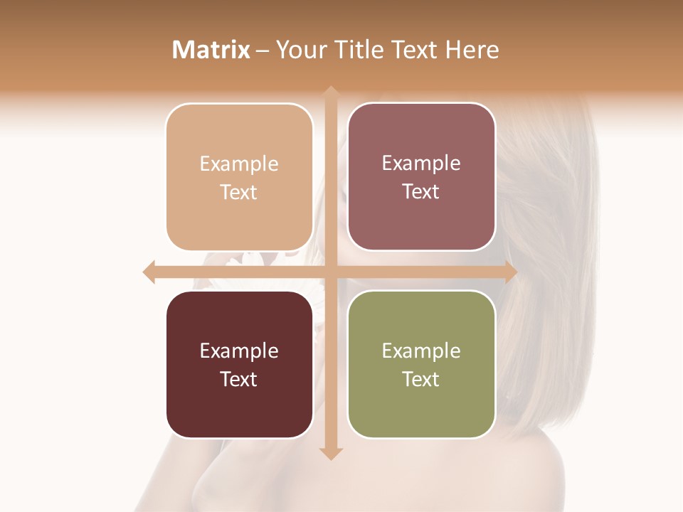 Face Lady Aroma PowerPoint Template