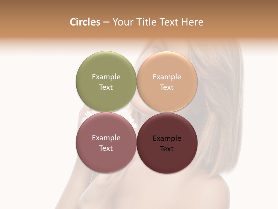 Face Lady Aroma PowerPoint Template