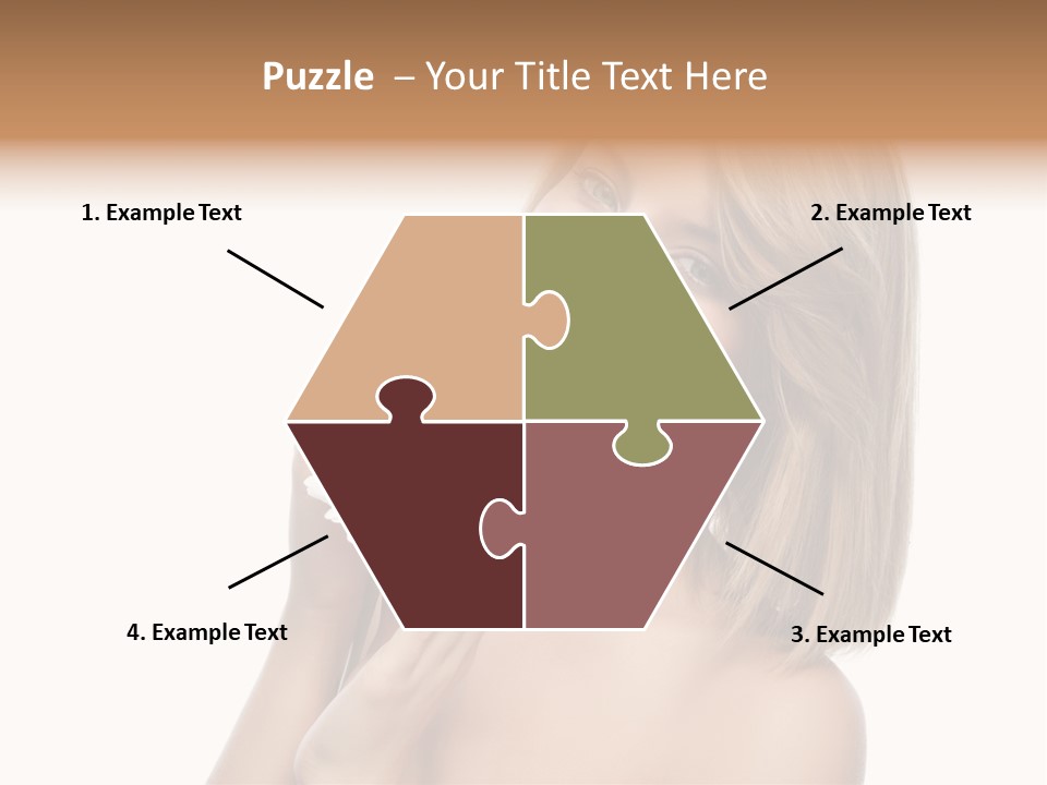 Face Lady Aroma PowerPoint Template