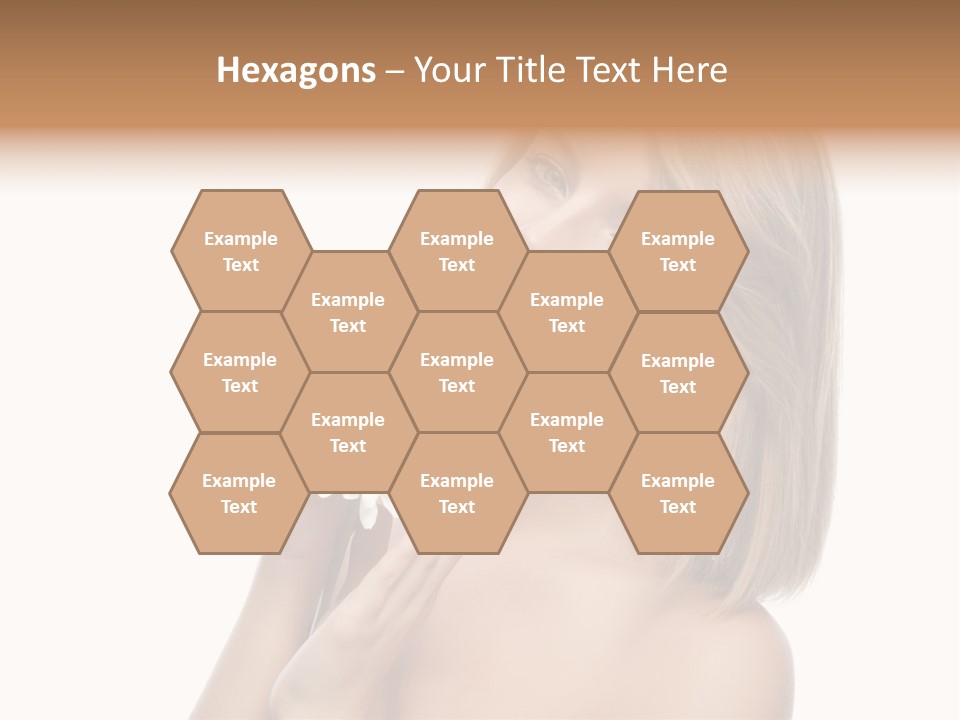 Face Lady Aroma PowerPoint Template