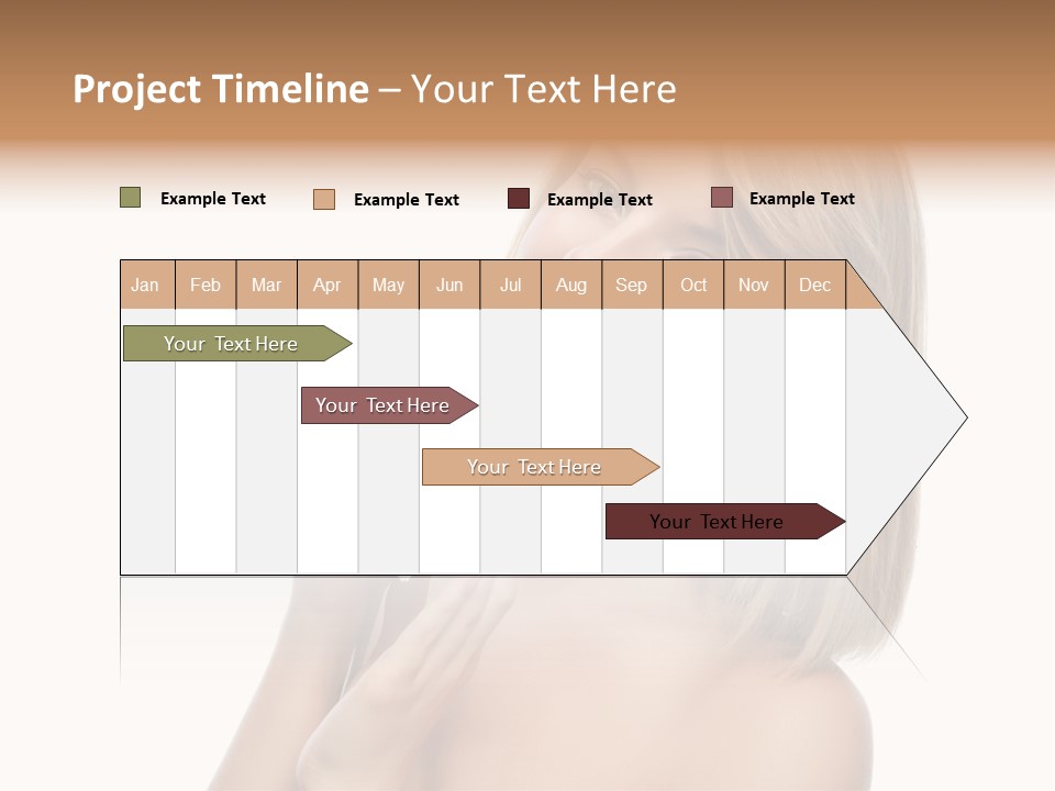 Face Lady Aroma PowerPoint Template