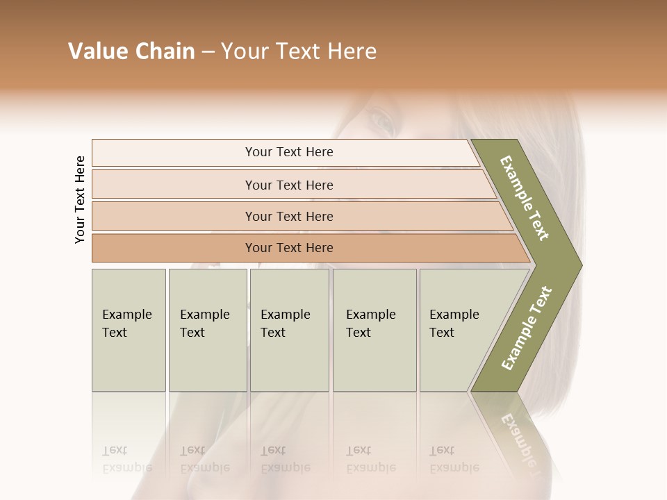 Face Lady Aroma PowerPoint Template