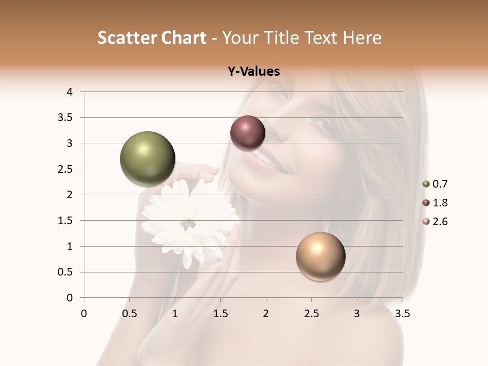 Face Lady Aroma PowerPoint Template