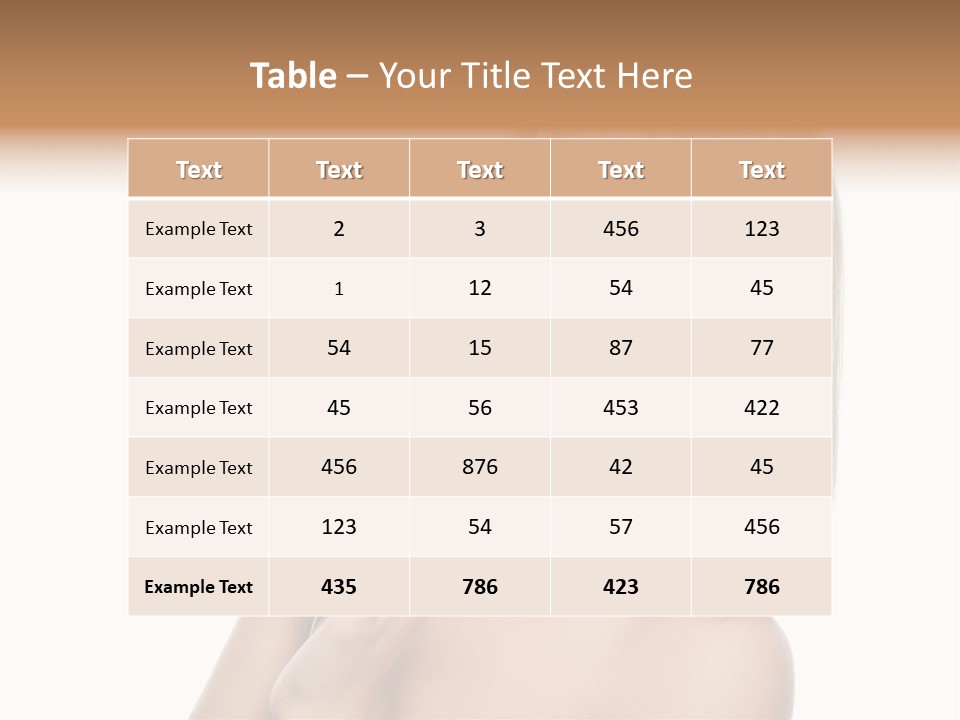 Face Lady Aroma PowerPoint Template