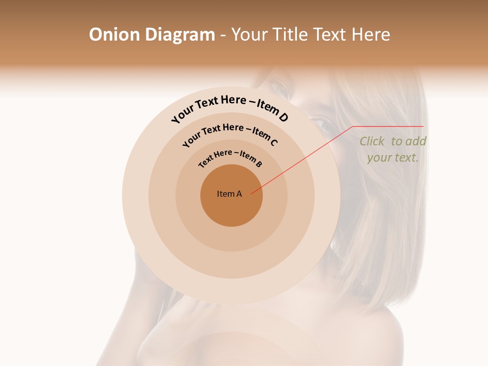 Face Lady Aroma PowerPoint Template