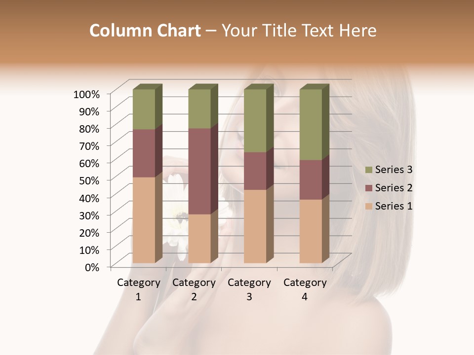 Face Lady Aroma PowerPoint Template