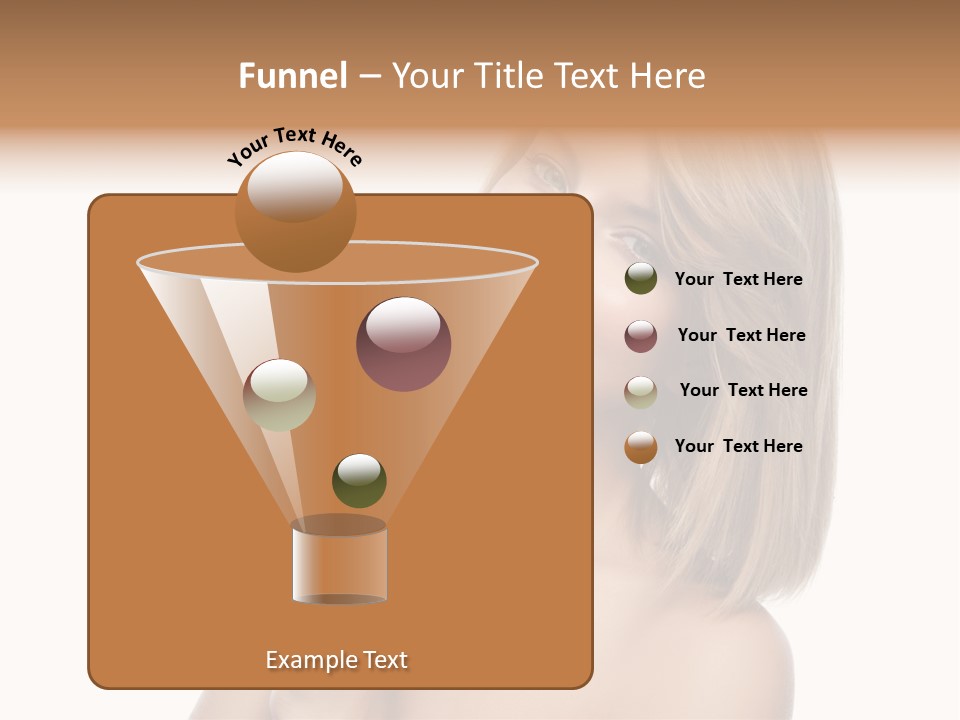 Face Lady Aroma PowerPoint Template