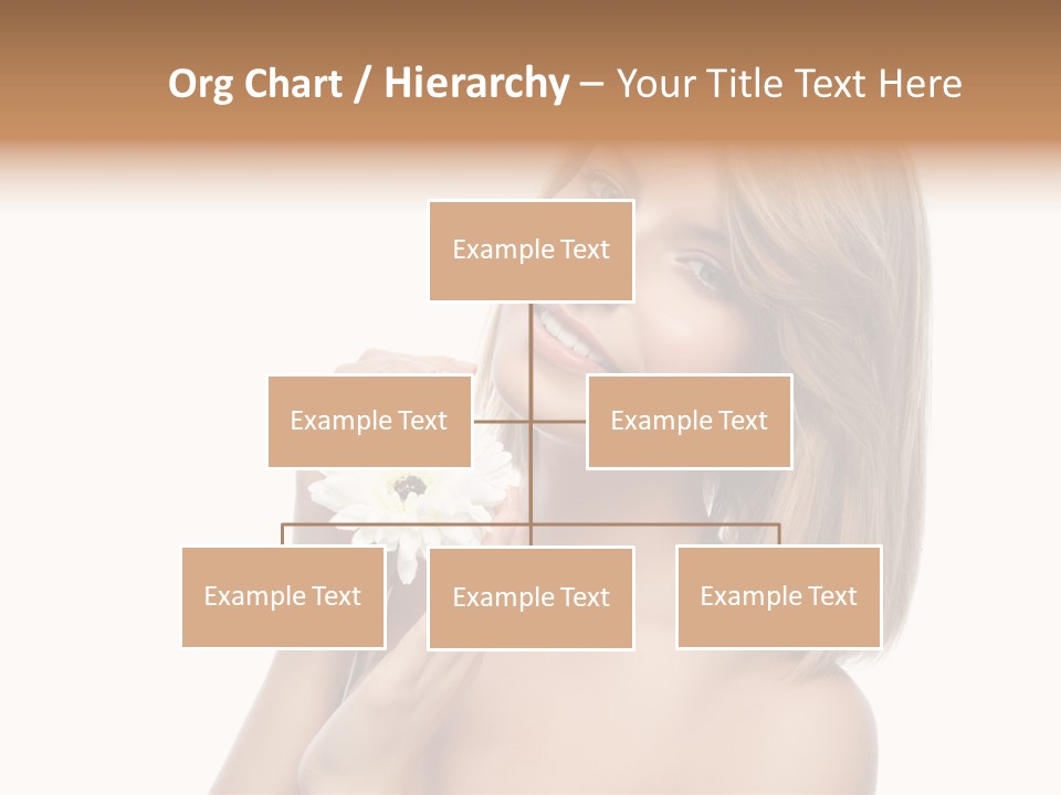 Face Lady Aroma PowerPoint Template