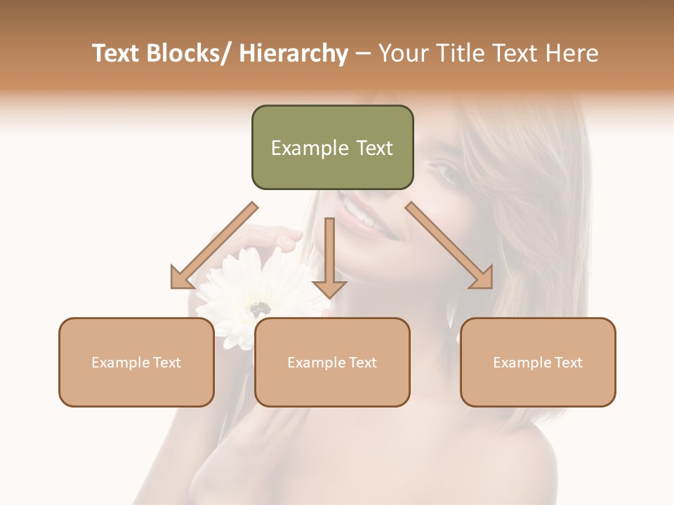 Face Lady Aroma PowerPoint Template