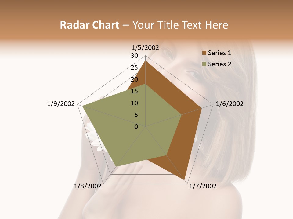 Face Lady Aroma PowerPoint Template