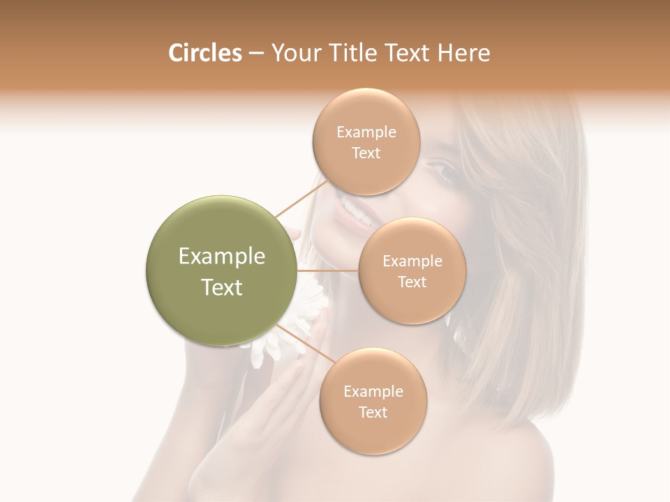 Face Lady Aroma PowerPoint Template