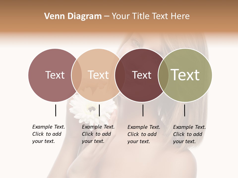 Face Lady Aroma PowerPoint Template