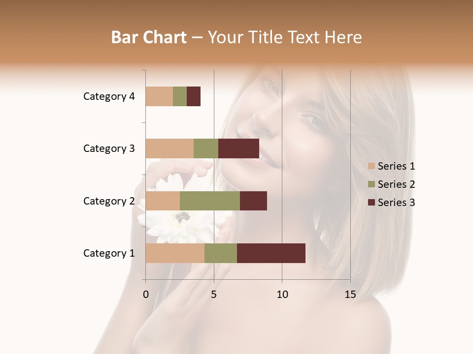 Face Lady Aroma PowerPoint Template